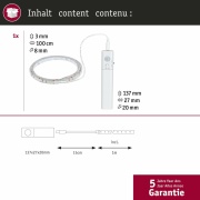 LED Strip batteriebetrieben 1m   2W 156lm/m  3000K