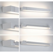 LED Wandleuchte 3-Step-Dim Lucille IP44  2700K 1500lm 230V 18W dimmbar Weiß