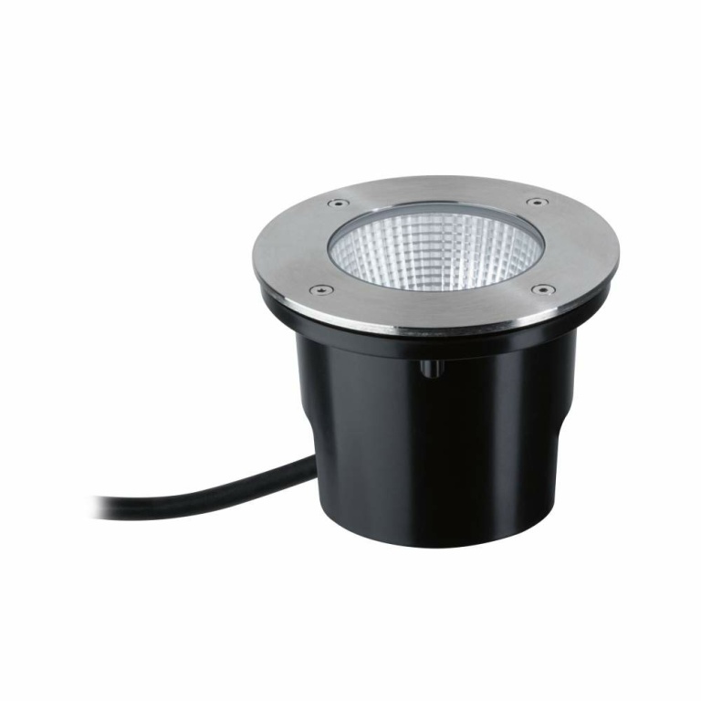 Paulmann LED Bodeneinbauleuchte Durea  IP67 rund 153mm 3000K 8W 600lm 230V Edelstahl Metall