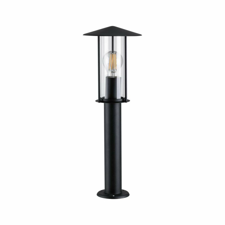 Paulmann Pollerleuchte Classic insektenfreundlich IP44  500mm 2200K 4,3W 420lm 230V  Schwarz E27 Metall