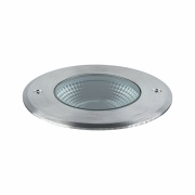 LED Bodeneinbauleuchte Vanea  seewasserresistent IP67 rund 100mm 3000K 3,5W 160lm 230V Alu Aluminium