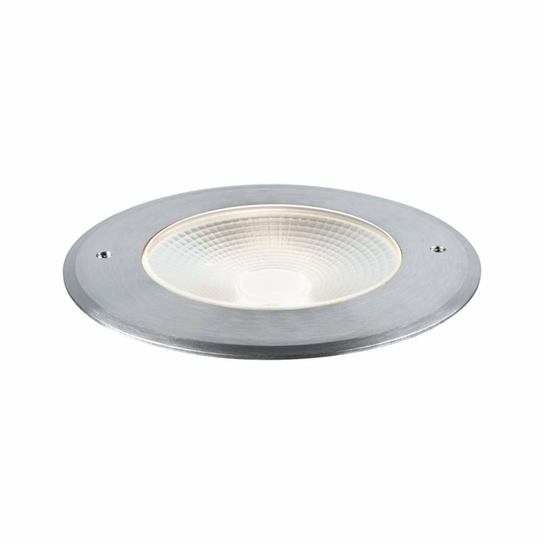 Paulmann LED Bodeneinbauleuchte Vanea  seewasserresistent IP67 rund 160mm 3000K 15,5W 800lm 230V Alu Aluminium