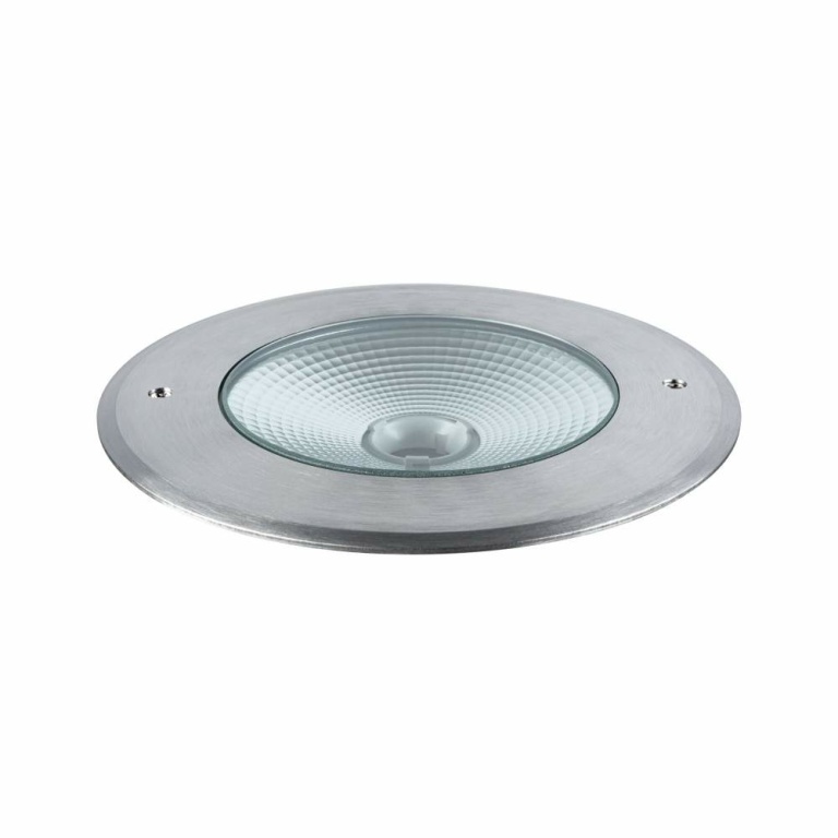 Paulmann LED Bodeneinbauleuchte Vanea  seewasserresistent IP67 rund 160mm 3000K 15,5W 800lm 230V Alu Aluminium