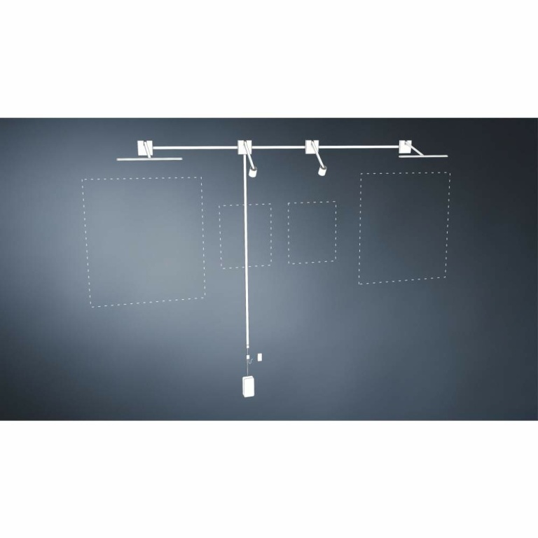 Paulmann LED Bilderleuchte Adelia   2700K 370lm 24V 4,5W dimmbar Alu gebürstet