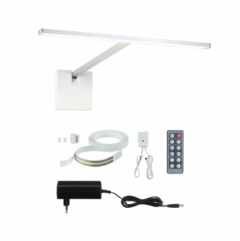 Paulmann LED Bilderleuchte Xana Komplettset 2700K 420lm 230/24V 5,5W dimmbar Alu gebürstet