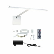 LED Bilderleuchte Xana Komplettset 2700K 420lm 230/24V 5,5W dimmbar Alu gebürstet