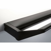 LED Wandleuchte 3-Step-Dim Ranva   2700K 1.400lm / 210lm 230V 13 / 1x2W dimmbar Schwarz matt