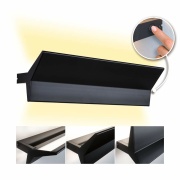 LED Wandleuchte 3-Step-Dim Stine   2700K 1.400lm / 410lm 230V 13 / 1x4W dimmbar Schwarz matt