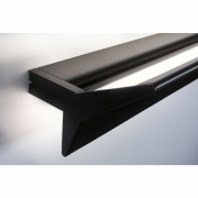 LED Wandleuchte 3-Step-Dim Stine   2700K 1.400lm / 410lm 230V 13 / 1x4W dimmbar Schwarz matt