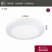 LED Deckenleuchte ZigBee Smart Home Circula rund weiß Bewegungsmelder & Dämmerungssensor IP44 880lm 3000K 230V Tunable Warm insektenfreundlich