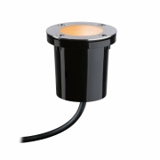 Plug & Shine LED Bodeneinbauleuchte Smart Home Zigbee 1m Einzelspot  IP65 Tunable White 4,6W   Schwarz#Edelstahl