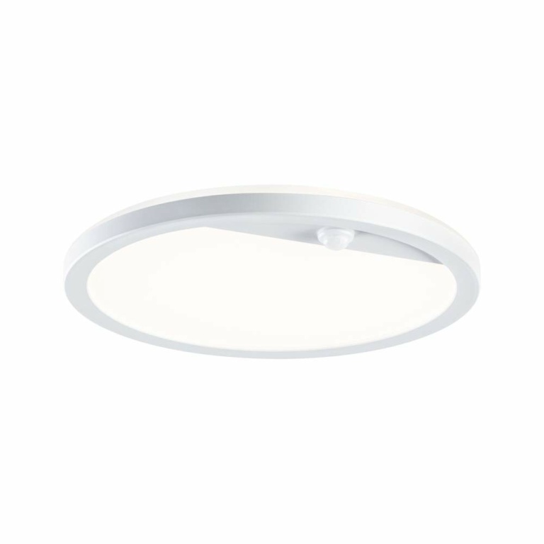 Paulmann LED Außenwandleuchte Lamina weiß rund mit Backlight und Bewegungsmelder IP44 14W 1150lm Tunable Warm 230V