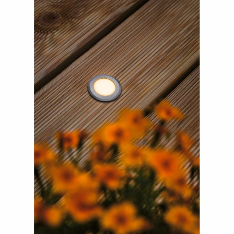 Paulmann LED Bodeneinbauleuchte Insektenfreundlich insektenfreundlich IP67 rund 50mm 2200K 2,2W 60lm 230V Alu Kunststoff#Metall