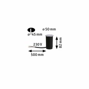 LED Bodeneinbauleuchte Insektenfreundlich insektenfreundlich IP67 rund 50mm 2200K 2,2W 60lm 230V Alu Kunststoff#Metall