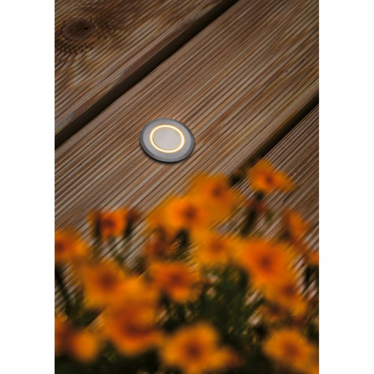 Paulmann LED Bodeneinbauleuchte Insektenfreundlich insektenfreundlich IP67 rund 50mm 2200K 2,2W 15lm 230V Alu Kunststoff#Metall