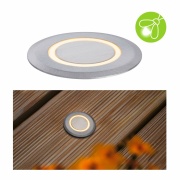 LED Bodeneinbauleuchte Insektenfreundlich insektenfreundlich IP67 rund 50mm 2200K 2,2W 15lm 230V Alu Kunststoff#Metall