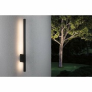 LED Außenwandleuchte Stan Höhe 80cm anthrazit aluminium IP44 300lm 3000K 230V seewasserresistent