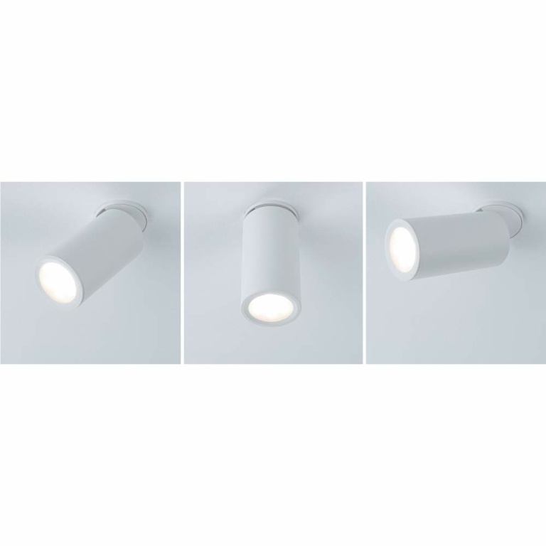 Paulmann LED Einbauleuchte 3-Step-Dim Turnal  rund 60mm 90° Coin 6W 470lm 230V dimmbar 2700K Weiß matt