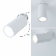 LED Einbauleuchte 3-Step-Dim Turnal  rund 60mm 90° Coin 6W 470lm 230V dimmbar 2700K Weiß matt