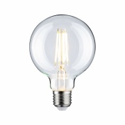 Filament 230V LED Globe G95 E27  806lm 7,5W 2700K dimmbar Klar