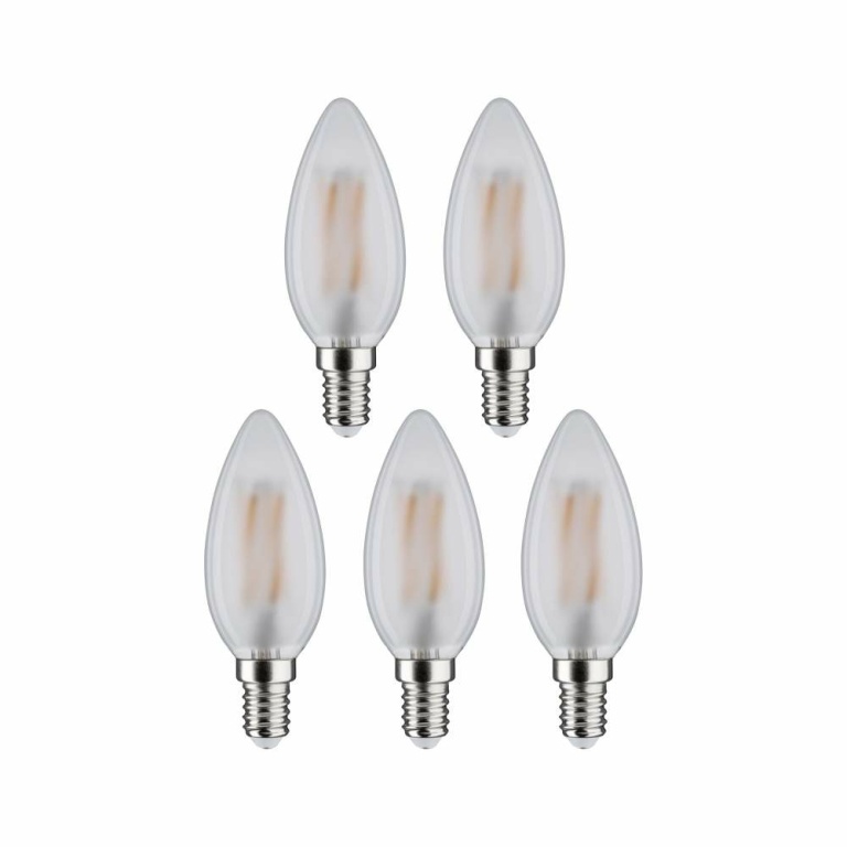 Paulmann Filament 230V LED Kerze E14  5x470lm 5x4,8W 2700K  Matt