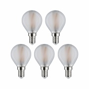 Filament 230V LED Tropfen E14  5x470lm 5x4,8W 2700K  Matt