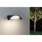 LED Außenwandleuchte Mesana   IP44  240x165mm 3000K 12W 800lm 230V  Anthrazit Aluminium