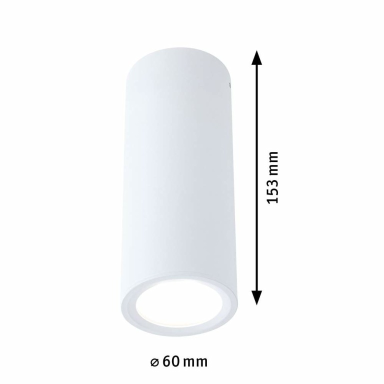 Paulmann LED Deckenleuchte 3-Step-Dim Barrel   2700K 470lm 230V 6W dimmbar Weiß matt
