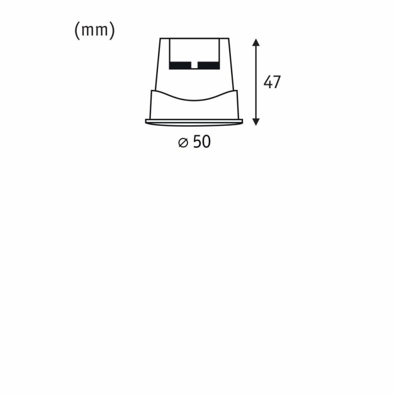 Paulmann LED Modul Einbauleuchte Smart Home Zigbee Base Coin    rund 50mm  Coin 4,9W 430lm 230V dimmbar 3000K Satin