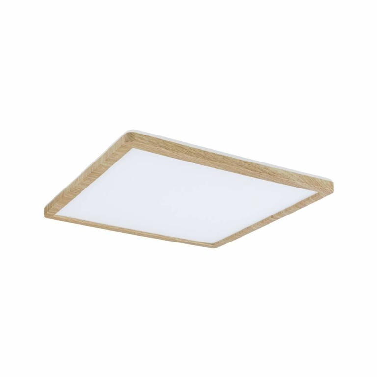 Paulmann LED Panel Atria Shine Backlight  IP44 eckig 293x293mm  16W 1600lm 3000K Holzoptik