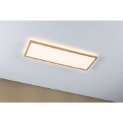 LED Panel Atria Shine Backlight  IP44 eckig 580x200mm  22W 2300lm 3000K Holzoptik