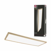 LED Panel Atria Shine Backlight  IP44 eckig 580x200mm  22W 2300lm 4000K Holzoptik