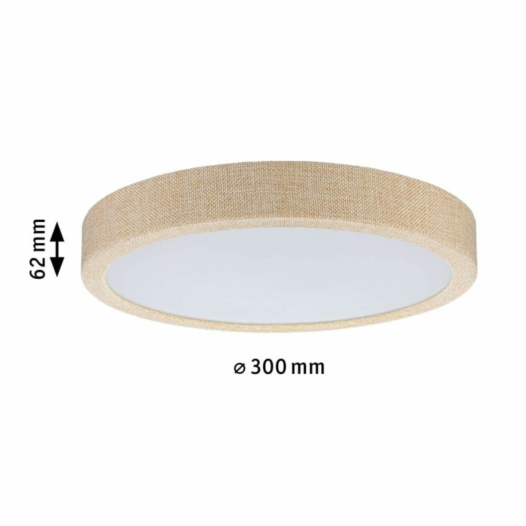 Paulmann LED Panel Cosara  IP44 rund 300mm  15W 1300lm 3000K Beige