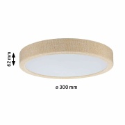 LED Panel Cosara  IP44 rund 300mm  15W 1300lm 3000K Beige