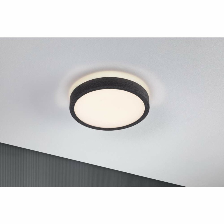 Paulmann LED Panel Cosara  IP44 rund 300mm  15W 1300lm 3000K Dunkelgrau