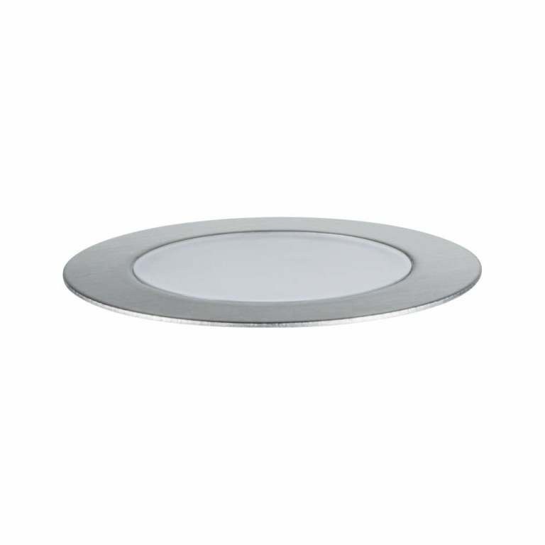 Paulmann Plug & Shine LED Bodeneinbauleuchte Smart Home Zigbee Floor RGBW 3er-Set  IP67 RGBW 3x2W  21VA Edelstahl