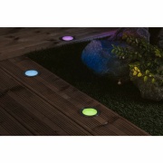 Plug & Shine LED Bodeneinbauleuchte Smart Home Zigbee Floor RGBW Einzelleuchte  IP67 RGBW 2W   Edelstahl