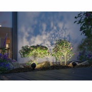 Plug & Shine LED Gartenstrahler Kikolo   IP65 3000K 7,2W   Anthrazit