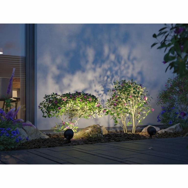 Paulmann Plug & Shine LED Gartenstrahler Kikolo   IP65 3000K 7,2W   Anthrazit