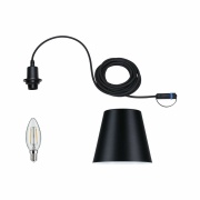 Plug & Shine Pendelleuchte Kofia E14 IP44 3000K 2W Anthrazit