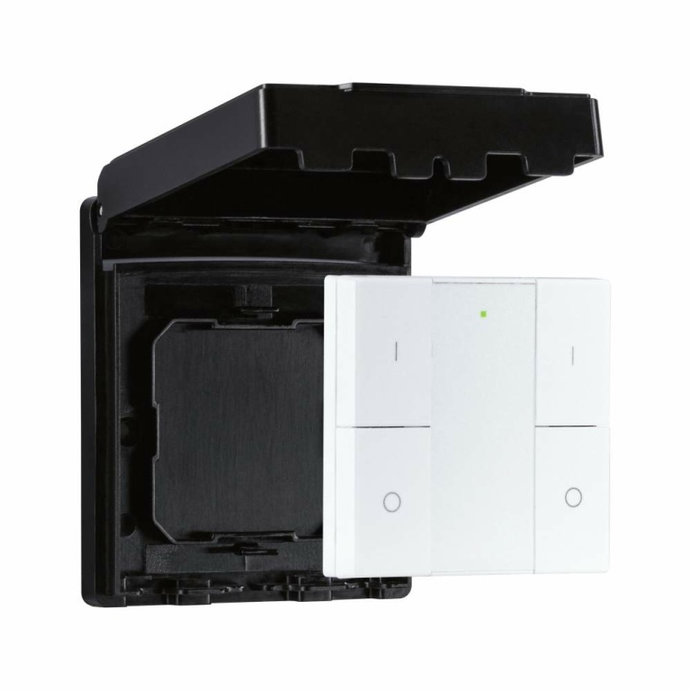 Paulmann Wandschalter Smart Home Zigbee On/Off/Dimm Outdoor Schwarz