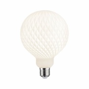 White Lampion Filament 230V LED Globe G125 E27 400lm 4,3W 3000K dimmbar Weiß