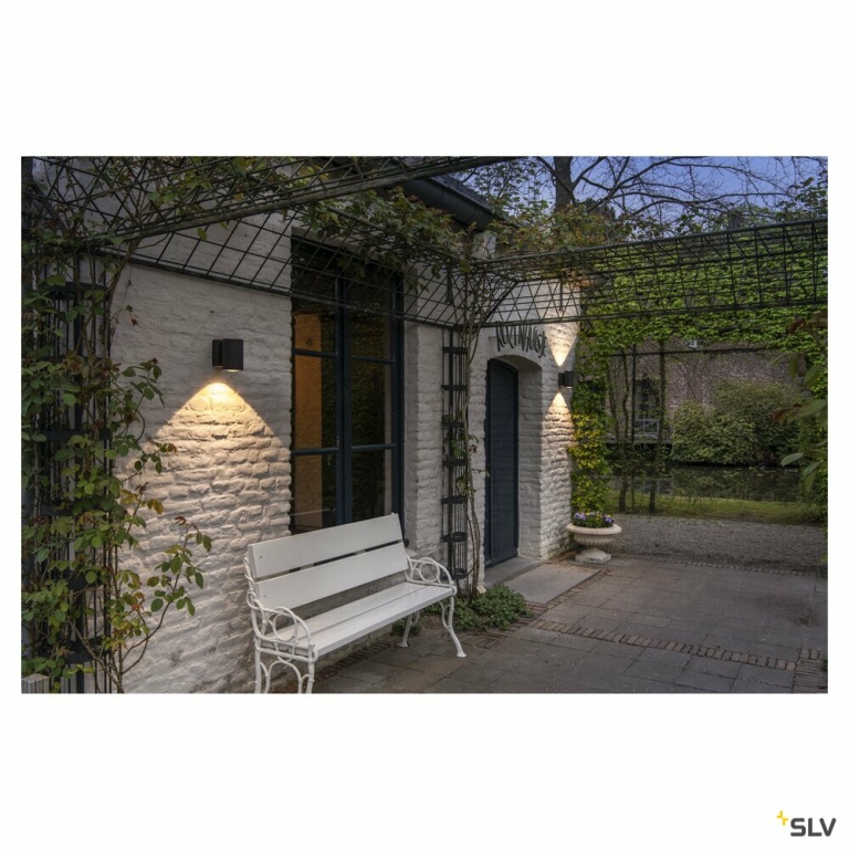 SLV ENOLA OCULUS WL LED Outdoor Wandleuchte anthrazit Up & Down 20W IP65 CCT 3000/4000K CRI90 100°