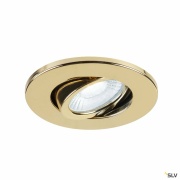 UNIVERSAL DOWNLIGHT Abdeckung, für Downlight IP20, schwenkbar, rund, gold