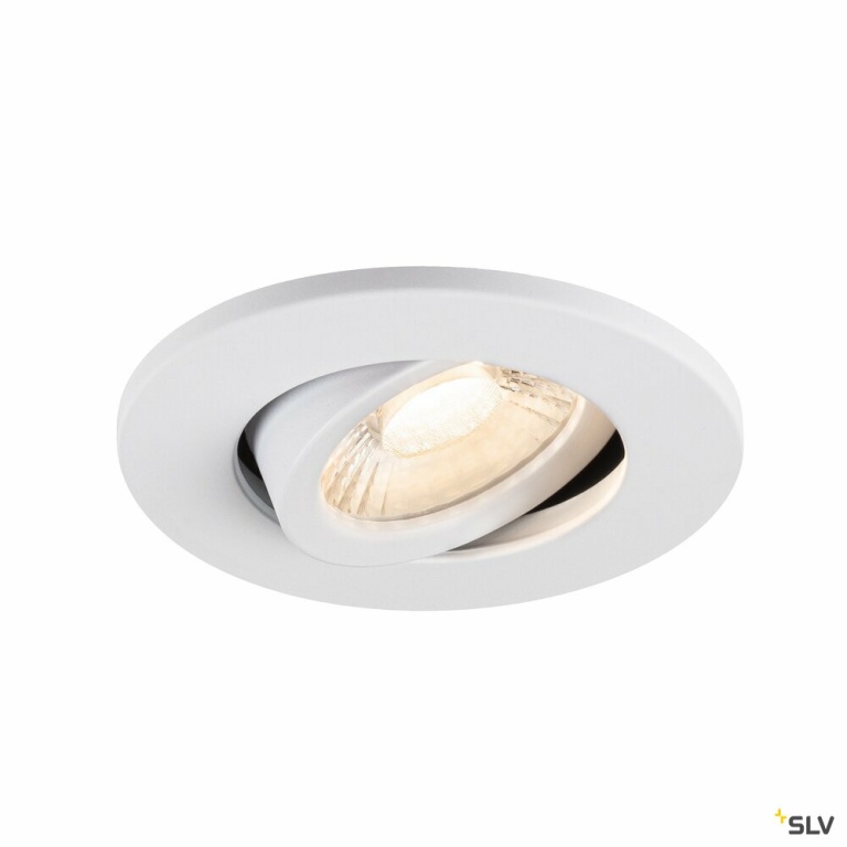 SLV UNIVERSAL DOWNLIGHT Abdeckung, für Downlight IP20, schwenkbar, rund, weiss