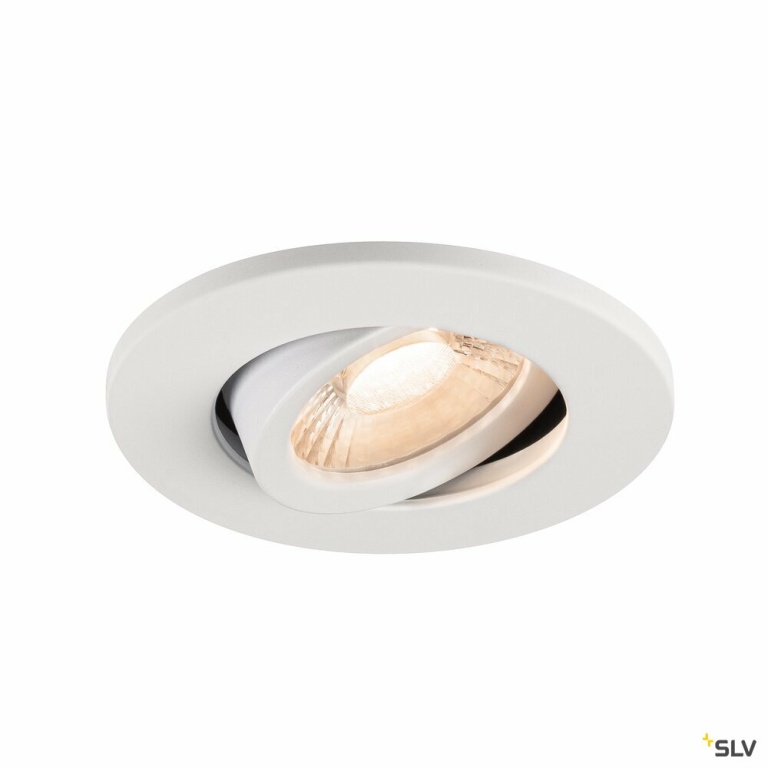 SLV UNIVERSAL DOWNLIGHT Abdeckung, für Downlight IP20, schwenkbar, rund, weiss