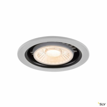 SLV UNIVERSAL DOWNLIGHT PHASE Einbauleuchte, IP65, 5/8W, 2700/3000/4000/6500K, 38°, ohne Abdeckung