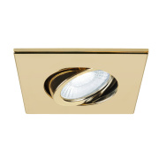 UNIVERSAL DOWNLIGHT Abdeckung, für Downlight IP20, schwenkbar, eckig, gold