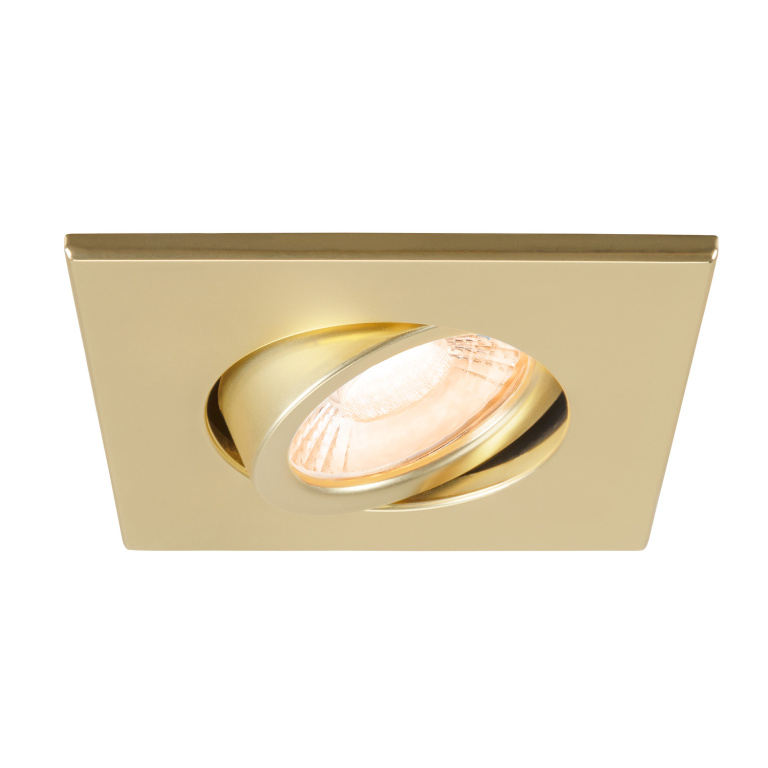 SLV UNIVERSAL DOWNLIGHT Abdeckung, für Downlight IP20, schwenkbar, eckig, gold matt