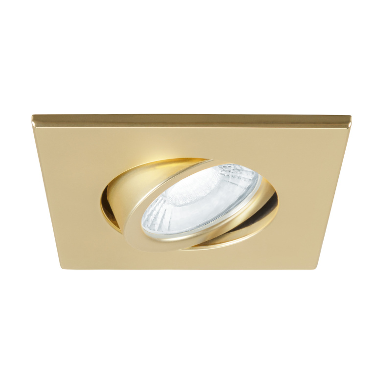 SLV UNIVERSAL DOWNLIGHT Abdeckung, für Downlight IP20, schwenkbar, eckig, gold matt